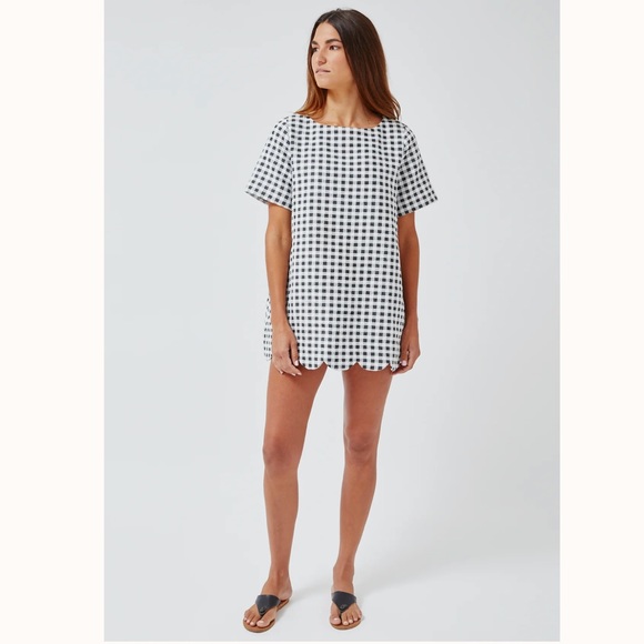 Lisa Marie Fernandez Scalloped Dress, NWT! - Picture 2 of 9